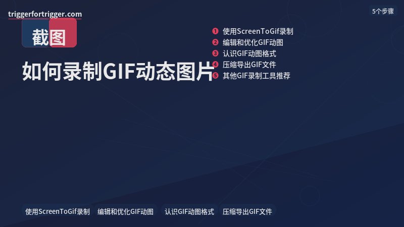 使用ScreenToGif录制